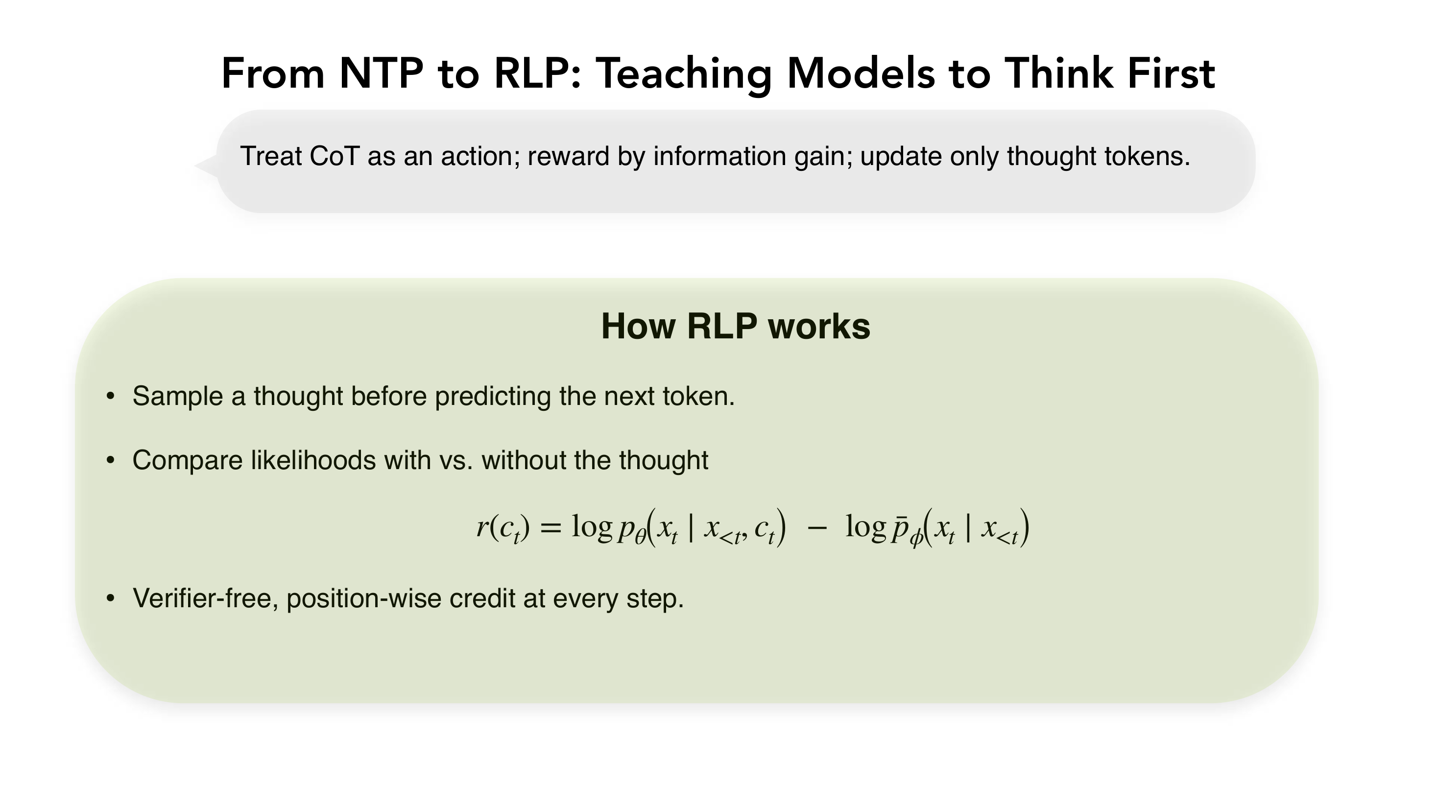 RLP Framework diagram